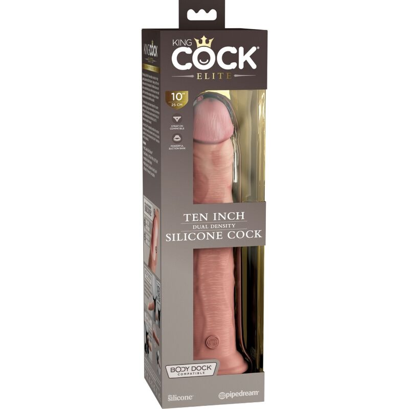 KING COCK - GODE VENTOUSE RÉALISTE 25.4 CM