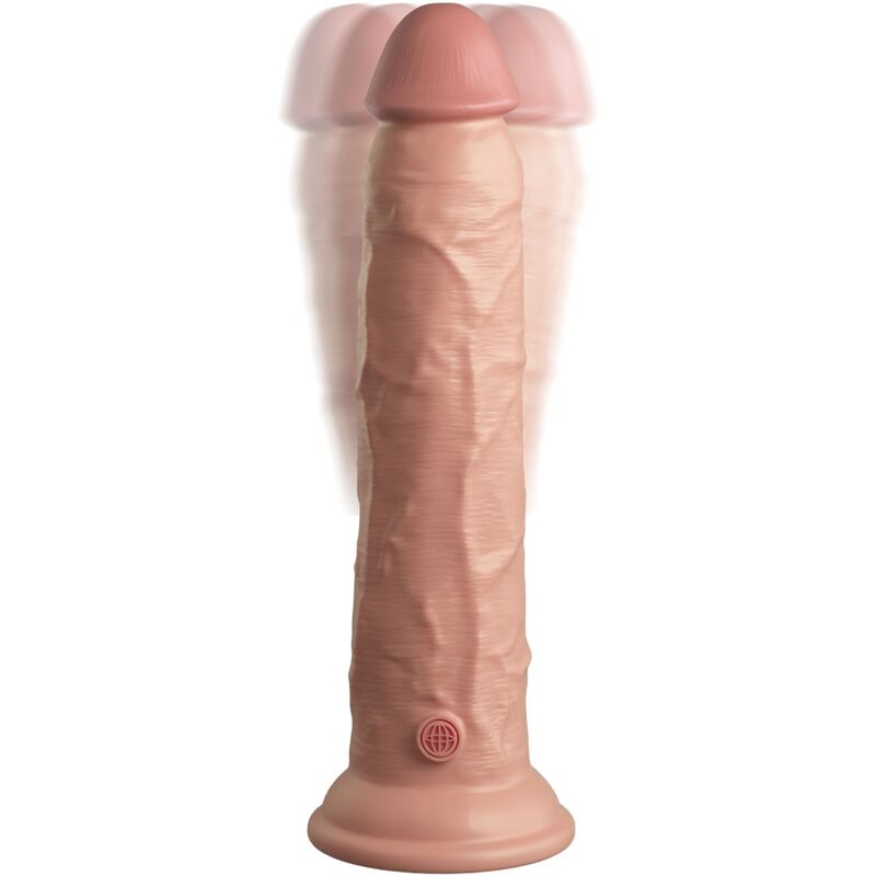 KING COCK - GODE VENTOUSE VIBRANT & TÉLÉCOMMANDER 23 CM