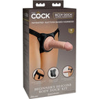 KING COCK - ELITE HARNAIS RÉGLABLE AVEC GODE 15.2 CM POUR DÉBUTANTS