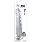 KING COCK - CLEAR GODE MIT HODEN 24,8 CM TRANSPARENT