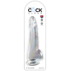 KING COCK - CLEAR GODE HODENSÄCKE 19 CM TRANSPARENT