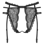OBSESSIVE - PEARLOVE PORTE JARRETELLES NOIR XS/S