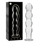 NEBULA SERIES BY IBIZA - MODÈLE 10 GODE EN VERRE BOROSILICATE CLAIR 16.5 CM -O- 3.5 CM