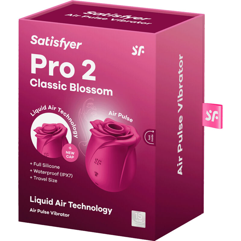 SATISFYER - STIMULATEUR CLITORIDIEN AIR FLEUR PRO 2