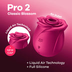 SATISFYER - STIMULATEUR CLITORIDIEN AIR FLEUR PRO 2