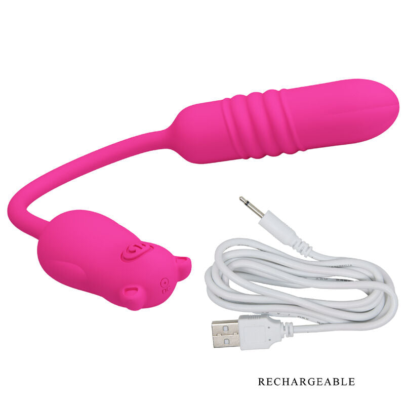 PRETTY LOVE - NOBIKUMA ROSA VIBRATIONSKUGEL AUS SILIKON