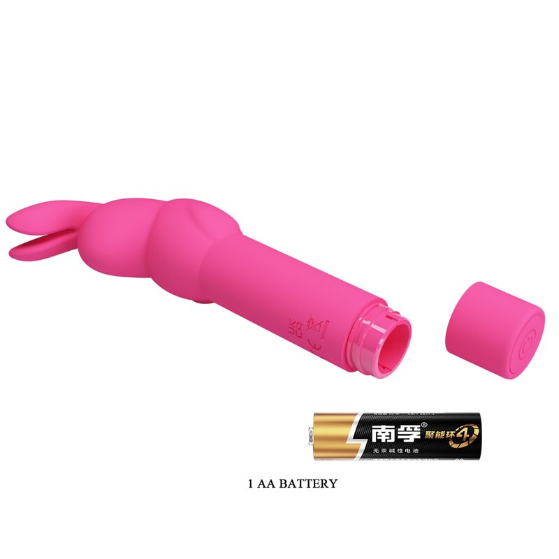 PRETTY LOVE - VIBRATOR AUS SILIKON GERARDO FUSCHIA RABBIT