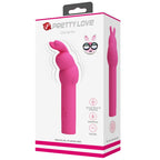 PRETTY LOVE - VIBRATOR AUS SILIKON GERARDO FUSCHIA RABBIT