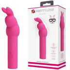 PRETTY LOVE - VIBRATOR AUS SILIKON GERARDO FUSCHIA RABBIT