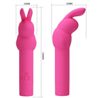 PRETTY LOVE - VIBRATOR AUS SILIKON GERARDO FUSCHIA RABBIT