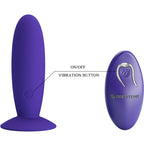 PRETTY LOVE - ANUSVIBRATOR YOUTH PLUG FERNBEDIENUNG VIOLETT