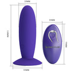 PRETTY LOVE - ANUSVIBRATOR YOUTH PLUG FERNBEDIENUNG VIOLETT