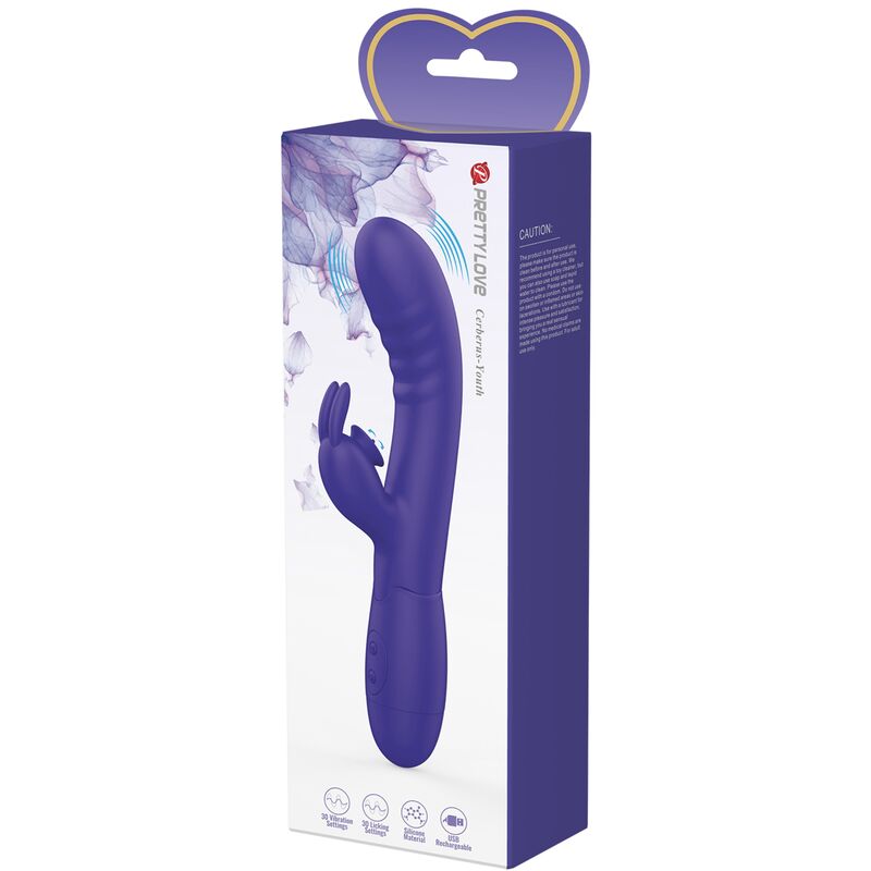 PRETTY LOVE - VIBRATOR CERBERUS YOUTH HASE VIOLETT