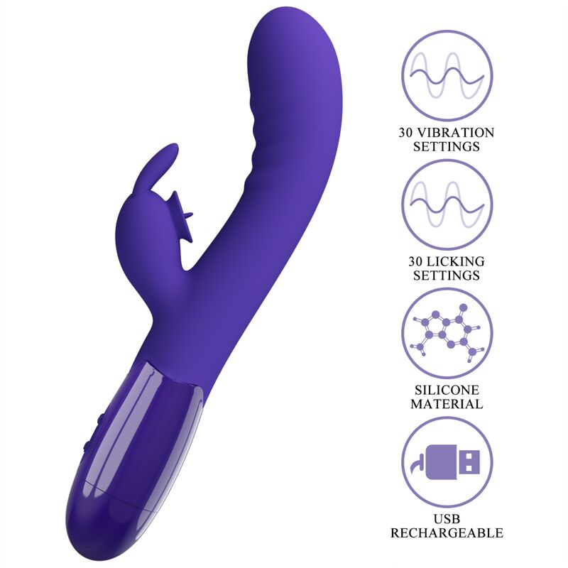 PRETTY LOVE - VIBRATOR CERBERUS YOUTH HASE VIOLETT