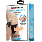 PRETTY LOVE - SLIP HARNAIS AVEC GODE VIBRANT INCLUS