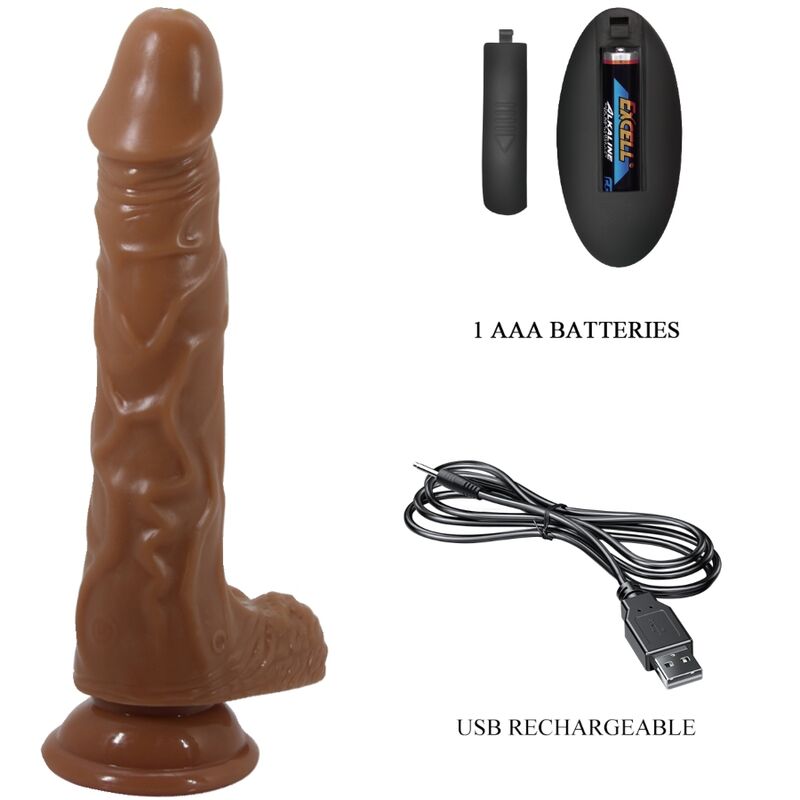 BAILE - BODACH REALISTISCHER VIBRATOR MIT SAUGNAPF FERNBEDIENUNG