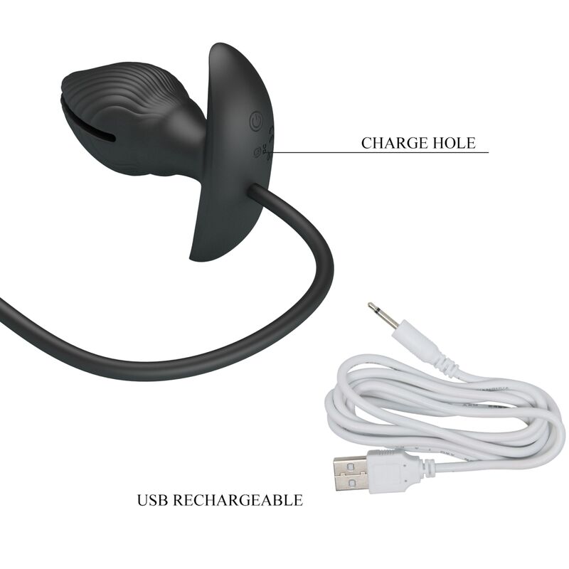 PRETTY LOVE - AUFBLASBARER UND WIEDERAUFLADBARER ANALPLUG