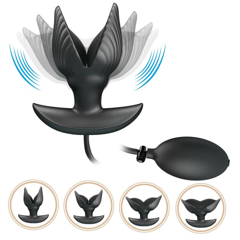 PRETTY LOVE - AUFBLASBARER UND WIEDERAUFLADBARER ANALPLUG