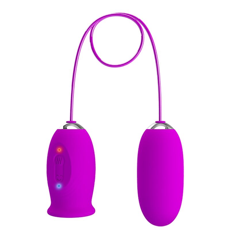 PRETTY LOVE - WIEDERAUFLADBARER VIBRATOR DAISY DUAL EGG VIOLETT
