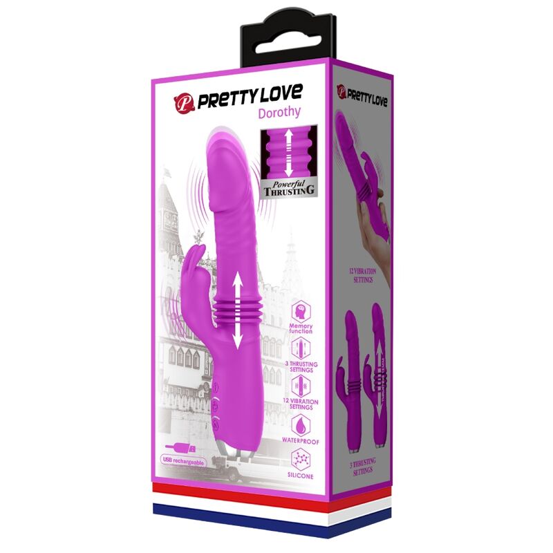 PRETTY LOVE - AKKUBETRIEBENER RABBIT VIBRATOR DOROTHY VIOLET