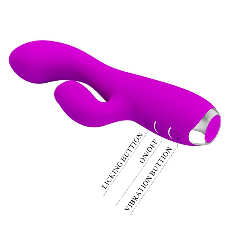PRETTY LOVE - WIEDERAUFLADBARER RABBIT-VIBRATOR GLORIA WASSERDICHT VIOLETT
