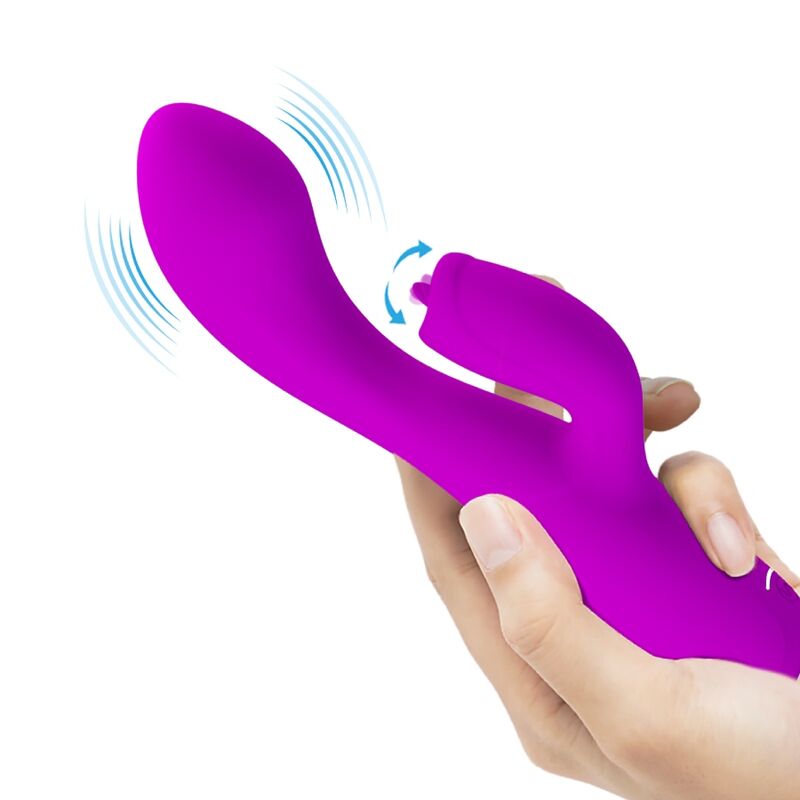 PRETTY LOVE - WIEDERAUFLADBARER RABBIT-VIBRATOR GLORIA WASSERDICHT VIOLETT