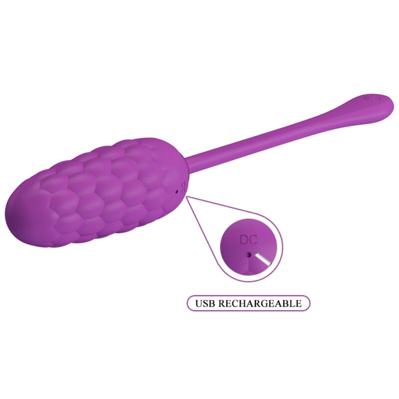 PRETTY LOVE – MARITIM STRUKTURIERTES, WIEDERAUFLADBARES VIBRATIONSEI VIOLETT
