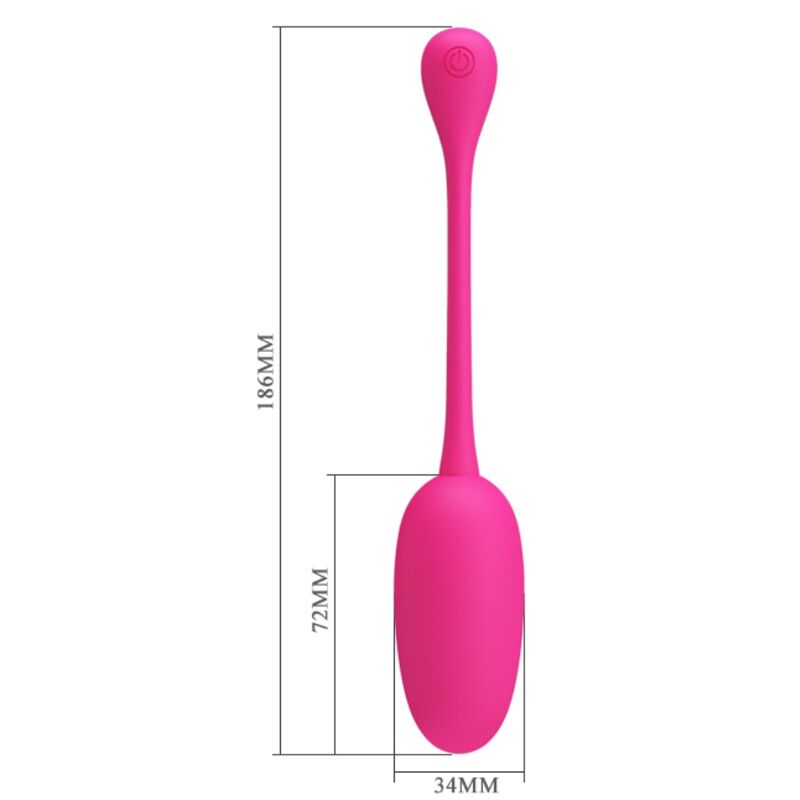 PRETTY LOVE – WIEDERAUFLADBARES VIBRIERENDES EI KNUCKER ROSA