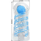 PRETTY LOVE - KLEINER BLAUER SPIRAL-MASTURBATOR