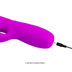PRETTY LOVE - WIEDERAUFLADBARER RABBIT-VIBRATOR MELANIE LILA