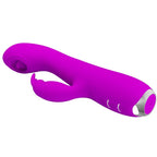 PRETTY LOVE - WIEDERAUFLADBARER VIBRATOR RACHEL MIT SAUGNAPF VIOLETT