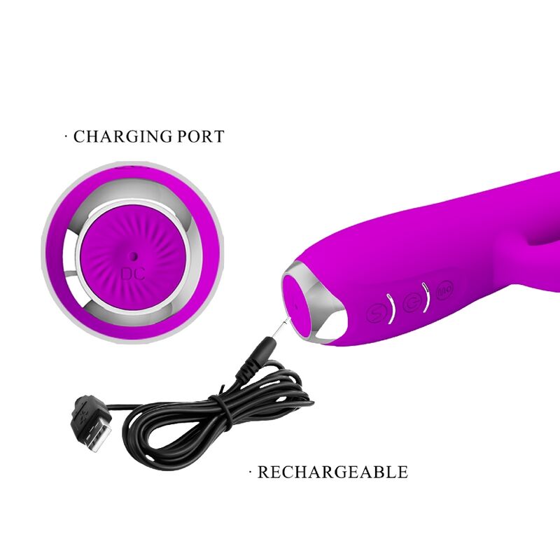 PRETTY LOVE - RECHARGEBARER VIBRATOR SUCKER REGINA VIOLETT