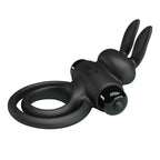 PRETTY LOVE - VIBRATIONS-PENISRING „LAPIN III“ SCHWARZ