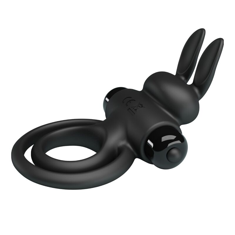 PRETTY LOVE - VIBRATIONS-PENISRING „LAPIN III“ SCHWARZ