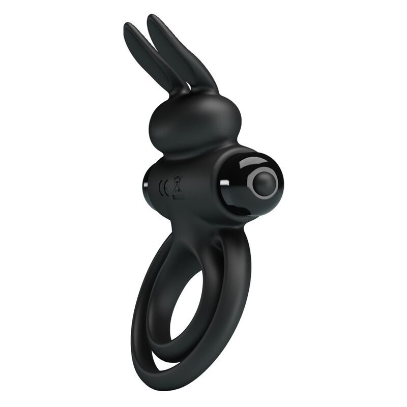 PRETTY LOVE - VIBRATIONS-PENISRING „LAPIN III“ SCHWARZ