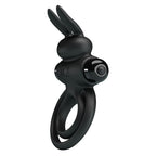 PRETTY LOVE - VIBRATIONS-PENISRING „LAPIN III“ SCHWARZ