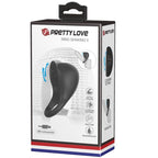 PRETTY LOVE – VIBRIERENDER PENISRING MIT SCHWARZER ZUNGE