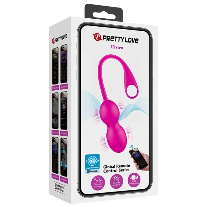PRETTY LOVE - WIEDERAUFLADBARE VIBRATIONSEIER ELVIRA ROSÉ