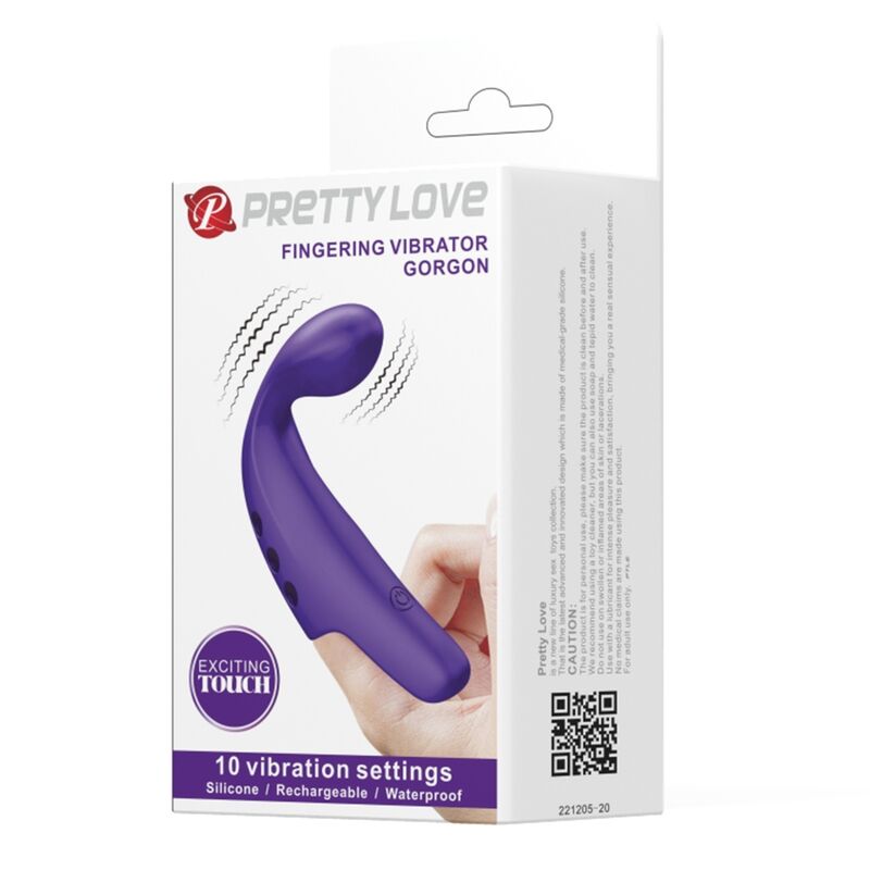 PRETTY LOVE - WIEDERAUFLADBARER FINGERVIBRATOR GORGON VIOLETT