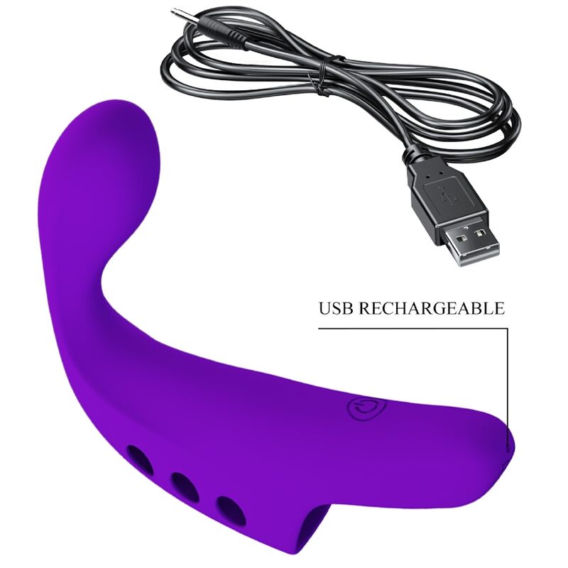 PRETTY LOVE - WIEDERAUFLADBARER FINGERVIBRATOR GORGON VIOLETT