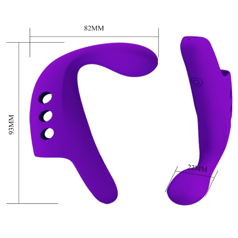 PRETTY LOVE - WIEDERAUFLADBARER FINGERVIBRATOR GORGON VIOLETT