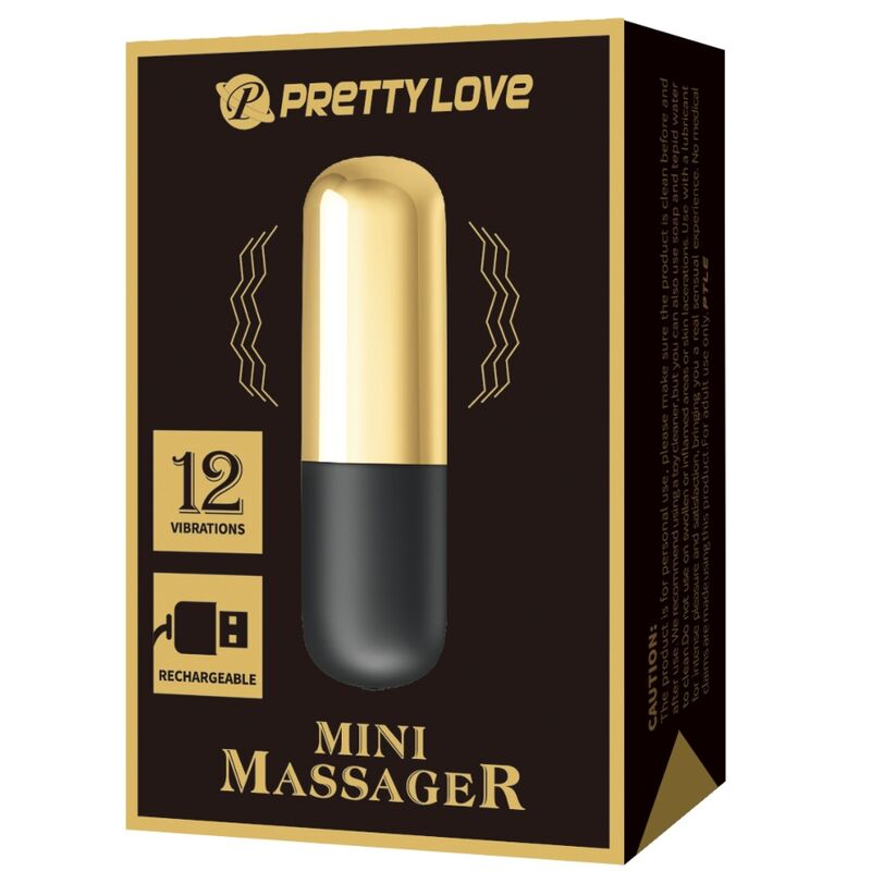 PRETTY LOVE - WIEDERAUFLADBARER BULLET-VIBRATOR GOLD