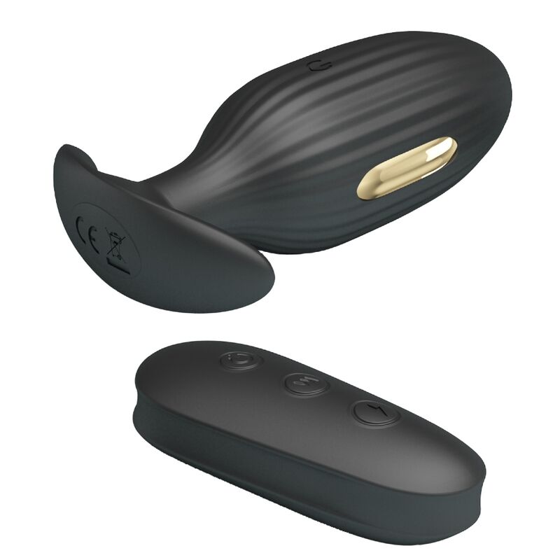 PRETTY LOVE - WIEDERAUFLADBARER ANALVIBRATOR KELLY PLUG SCHWARZ