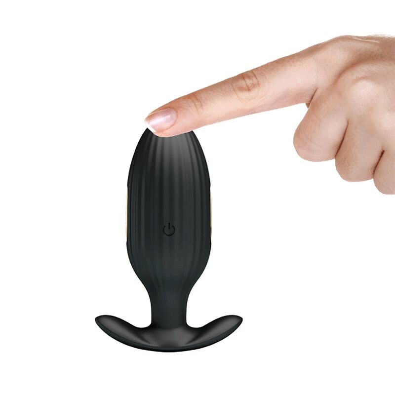 PRETTY LOVE - WIEDERAUFLADBARER ANALVIBRATOR KELLY PLUG SCHWARZ