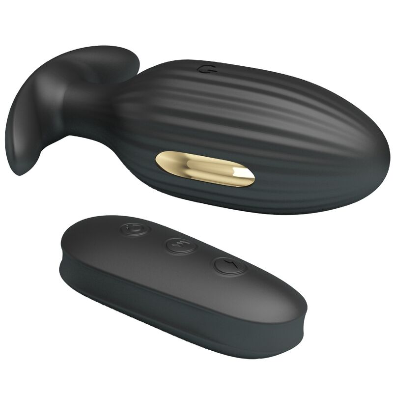 PRETTY LOVE - WIEDERAUFLADBARER ANALVIBRATOR KELLY PLUG SCHWARZ