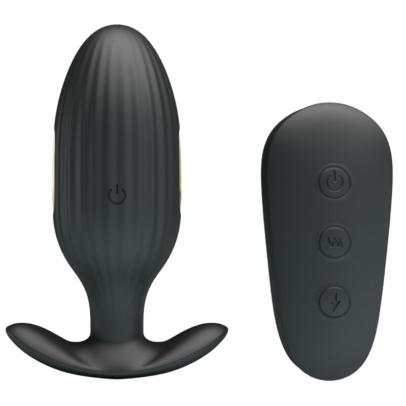 PRETTY LOVE - WIEDERAUFLADBARER ANALVIBRATOR KELLY PLUG SCHWARZ