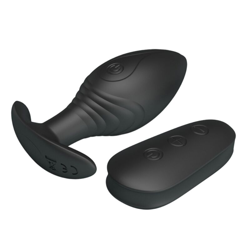 PRETTY LOVE - WIEDERAUFLADBARER VIBRATOR REGINA ANALPLUG SCHWARZ