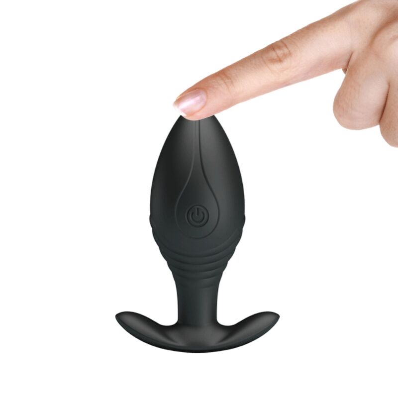 PRETTY LOVE - WIEDERAUFLADBARER VIBRATOR REGINA ANALPLUG SCHWARZ