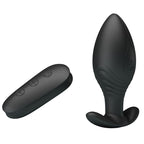 PRETTY LOVE - WIEDERAUFLADBARER VIBRATOR REGINA ANALPLUG SCHWARZ