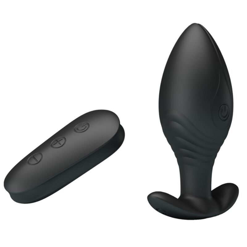 PRETTY LOVE - WIEDERAUFLADBARER VIBRATOR REGINA ANALPLUG SCHWARZ